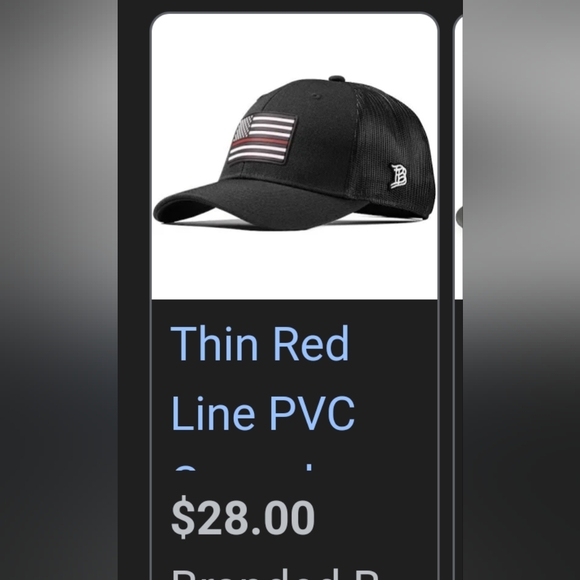 Thin Red Line Firefighters Hat - Picture 8 of 9